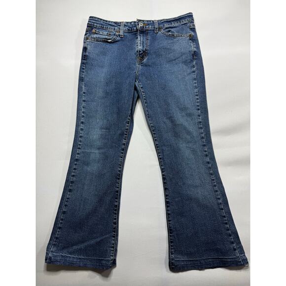 Levi's 519 Women's Low Rise Flare Leg Blue Denim Jeans - Sz 11M (32x25.5) *READ* - Picture 1 of 5